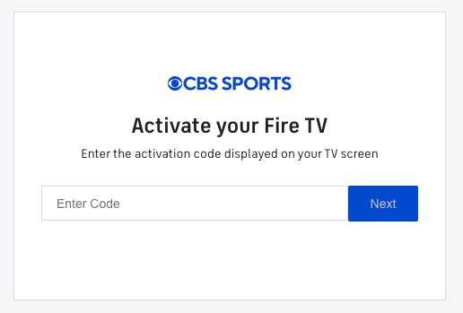 cbssports.com firetv