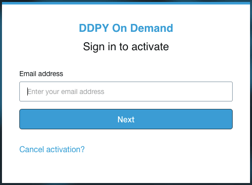 ddpyondemand.com activate