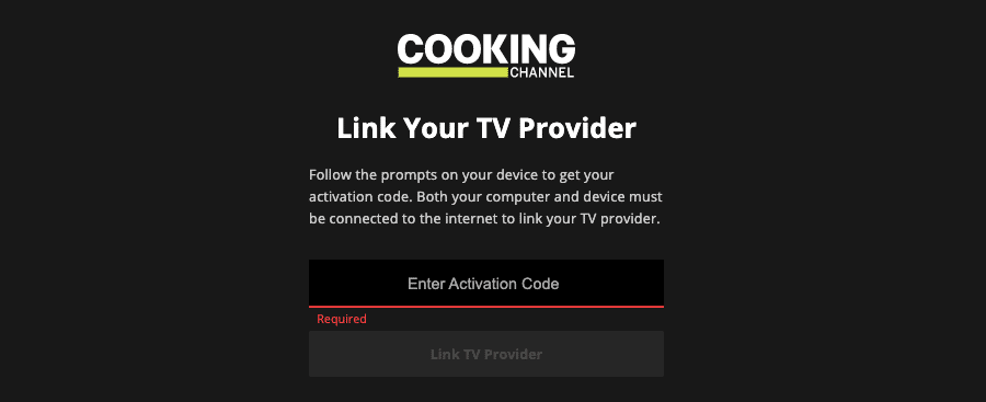 watch.cookingchanneltv.com/activate Fire TV