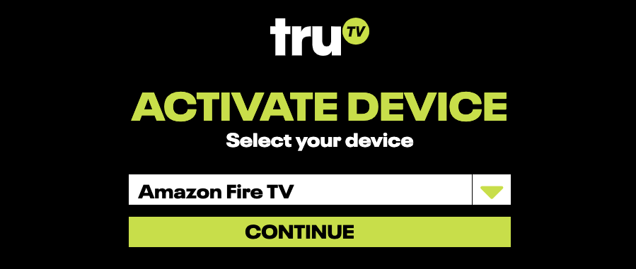 trutv.com/activate Firestick